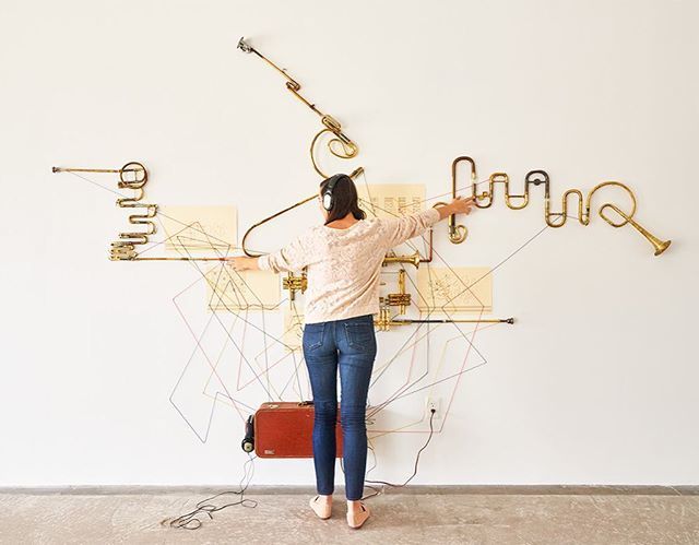 BigMedium's tweet image. Don’t miss tomorrow evening’s panel discussion – artist Steve Parker and the Tito’s Prize Curatorial Panel, including Andrea Mellard, Dennis Nance, and Veronica Roberts will join in conversation about the exhibition WAR TUBA RECITAL. 6:30-8pm in the gallery. #titosprize #big…