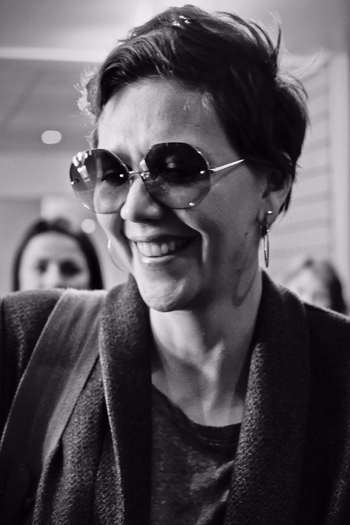 Rather starstruck meeting <a href="/mgyllenhaal/">Maggie Gyllenhaal</a> after <a href="/BFI/">BFI</a> talk. Thank u for the words and #photo ! #actor (insta: becloades)