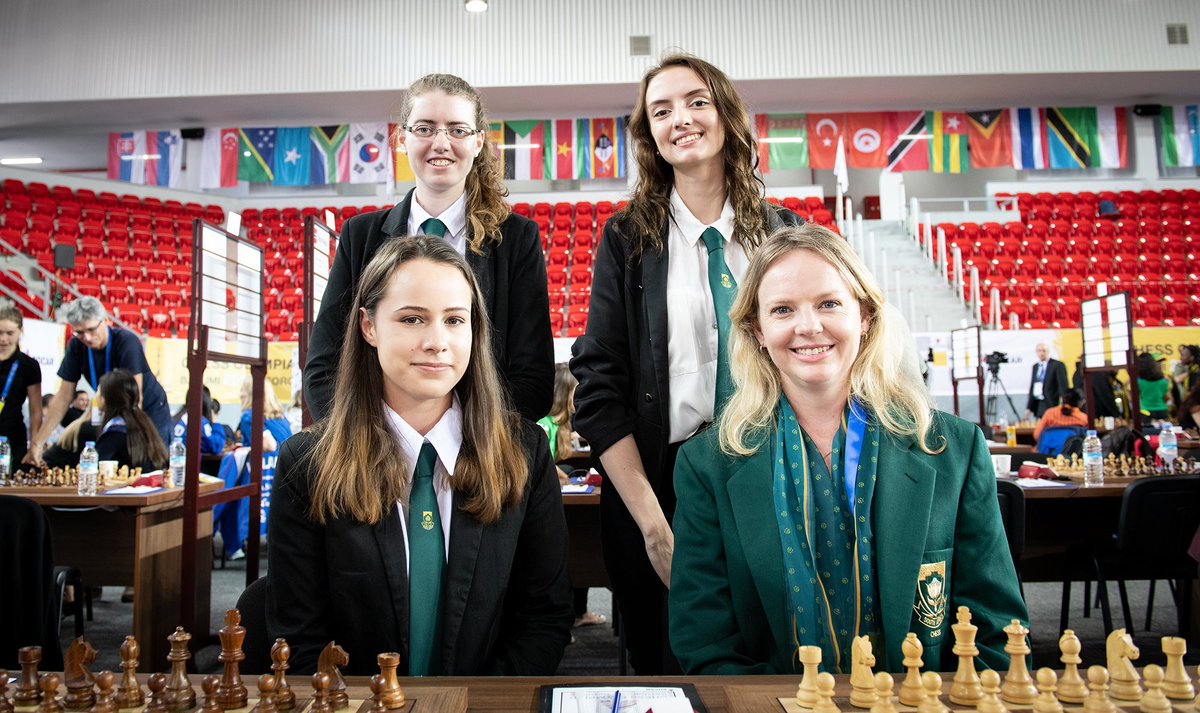 Batumi Chess Olympiad 2018 (@batumichess2018) on Twitter photo The South African team at the Batumi Chess Olympiad, with Jesse February, Rebecca Selkirk, Charlize van Zyl and Denise Bouah.
Photo: <a href="/davidllada/">David Llada ♞</a> #BatumiChess2018 The South African team at the Batumi Chess Olympiad, with Jesse February, Rebecca Selkirk, Charlize van Zyl and Denise Bouah.
Photo: <a href="/davidllada/">David Llada ♞</a> #BatumiChess2018