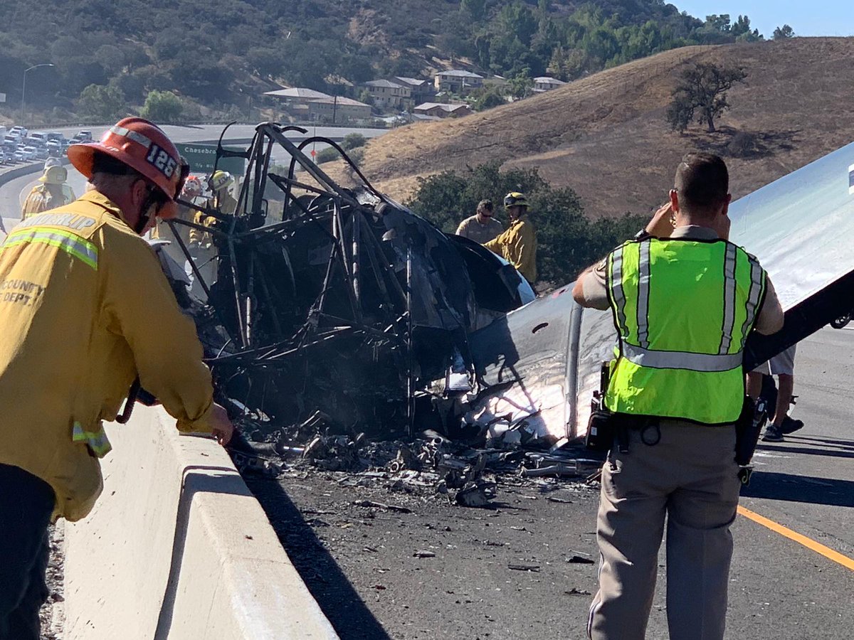 Malibu Search Rescue (@malibusar) on Twitter photo A vintage #WWII plane crashed on the 101 freeway in #agoura this afternoon. Expect big delays in both directions. Pilot is safe. #sigalert #Traffic #TrafficAlert #LAtraffic <a href="/CHPWestValley/">CHP - West Valley</a> <a href="/LACOFD/">LACoFD</a> <a href="/FAANews/">The FAA ✈️</a> A vintage #WWII plane crashed on the 101 freeway in #agoura this afternoon. Expect big delays in both directions. Pilot is safe. #sigalert #Traffic #TrafficAlert #LAtraffic <a href="/CHPWestValley/">CHP - West Valley</a> <a href="/LACOFD/">LACoFD</a> <a href="/FAANews/">The FAA ✈️</a>