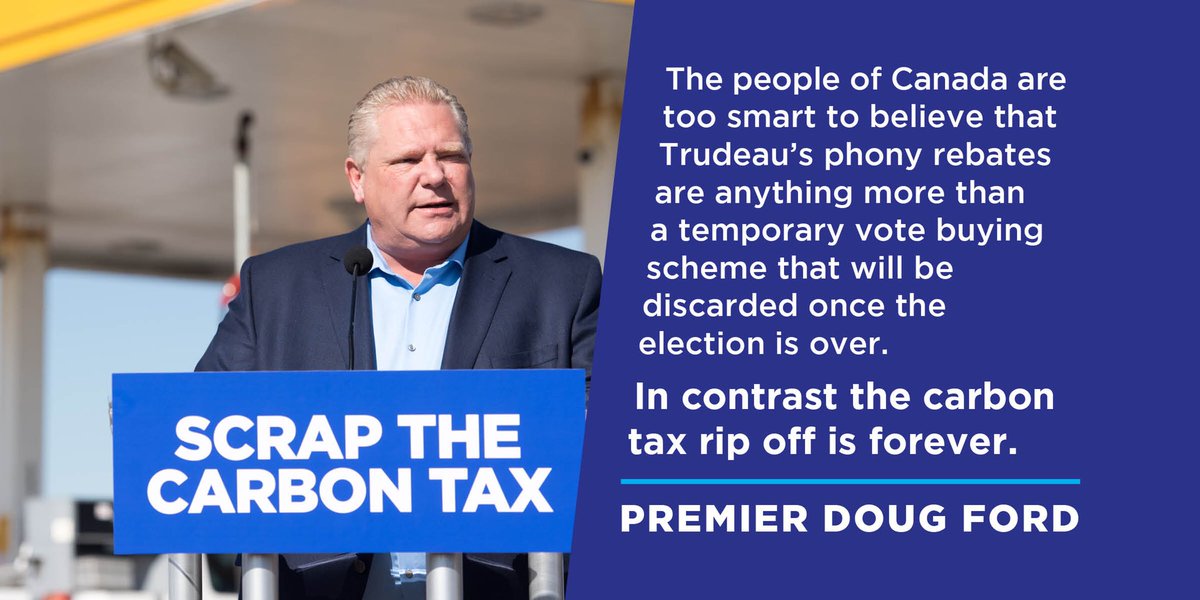 Never trust a politician who tells you he will save you money by hiking your taxes. Plain and simple, the Trudeau carbon tax will make life harder and more expensive for everyone in Ontario.