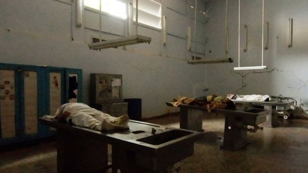 SuNoticiero's tweet photo. BBC: La morgue del Zulia, donde estallan los cadáveres por falta de refrigeración https://t.co/zOiBNFw5Zx https://t.co/rMQbQbJHkh