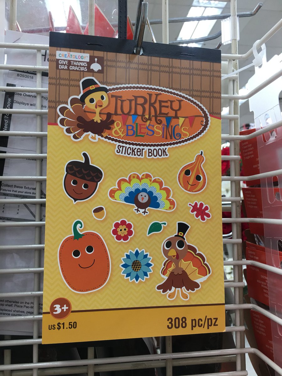 thepolishedp's tweet photo. The cutest Fall + Thanksgiving sticker packs are at @michaelsstores 🍁🧡 I am in love! I bought the Pumpkins and Happy Harvest packs. These are only $1.50!! Which one is your fave? #michaels #michaelsstickers #fallstickers #pumpkinstickers #thanksgivingstickers https://t.co/NbijGT8haC