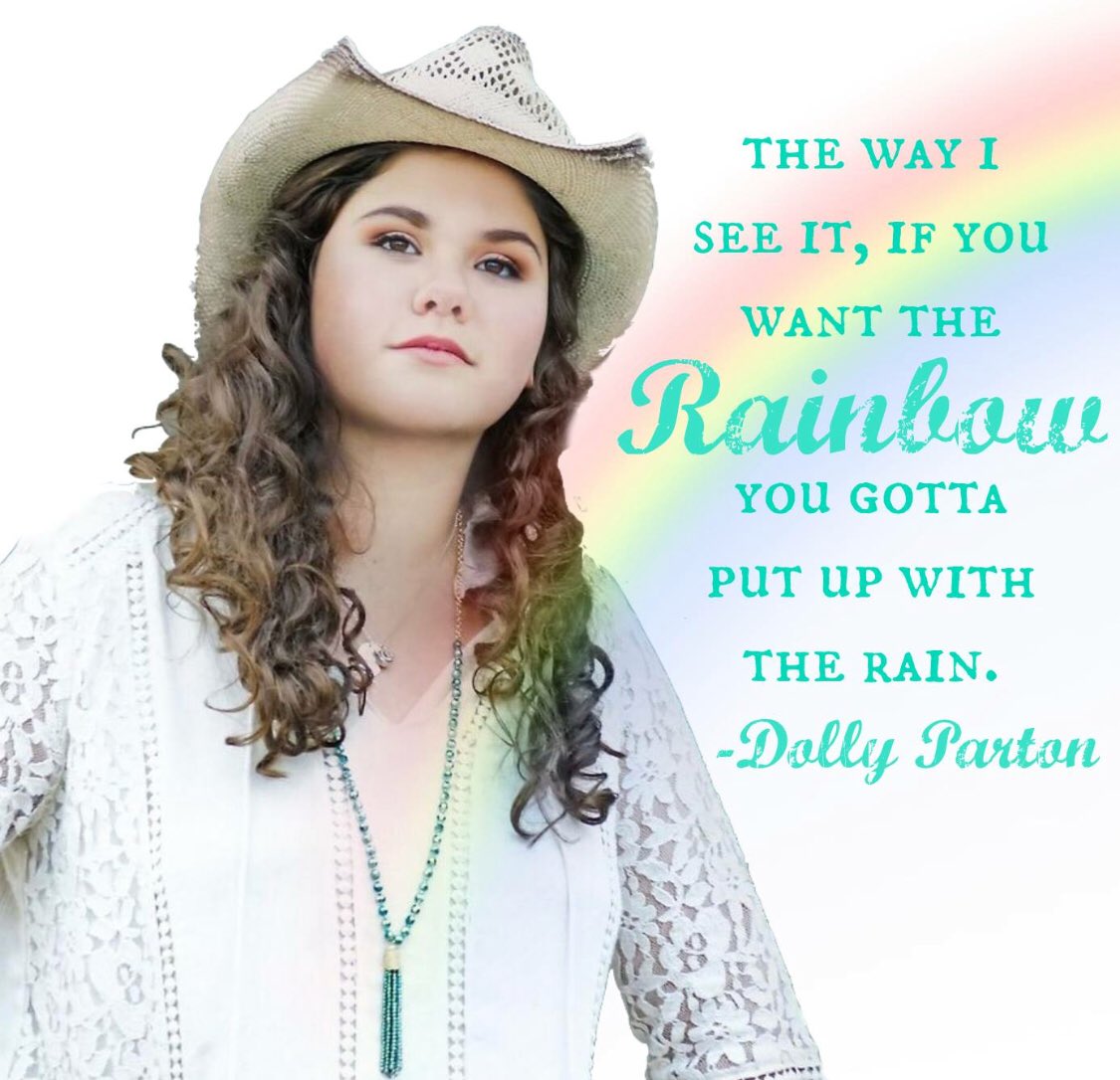 When in doubt, just ask yourself #WhatWouldDollyDo

#Rainbow
