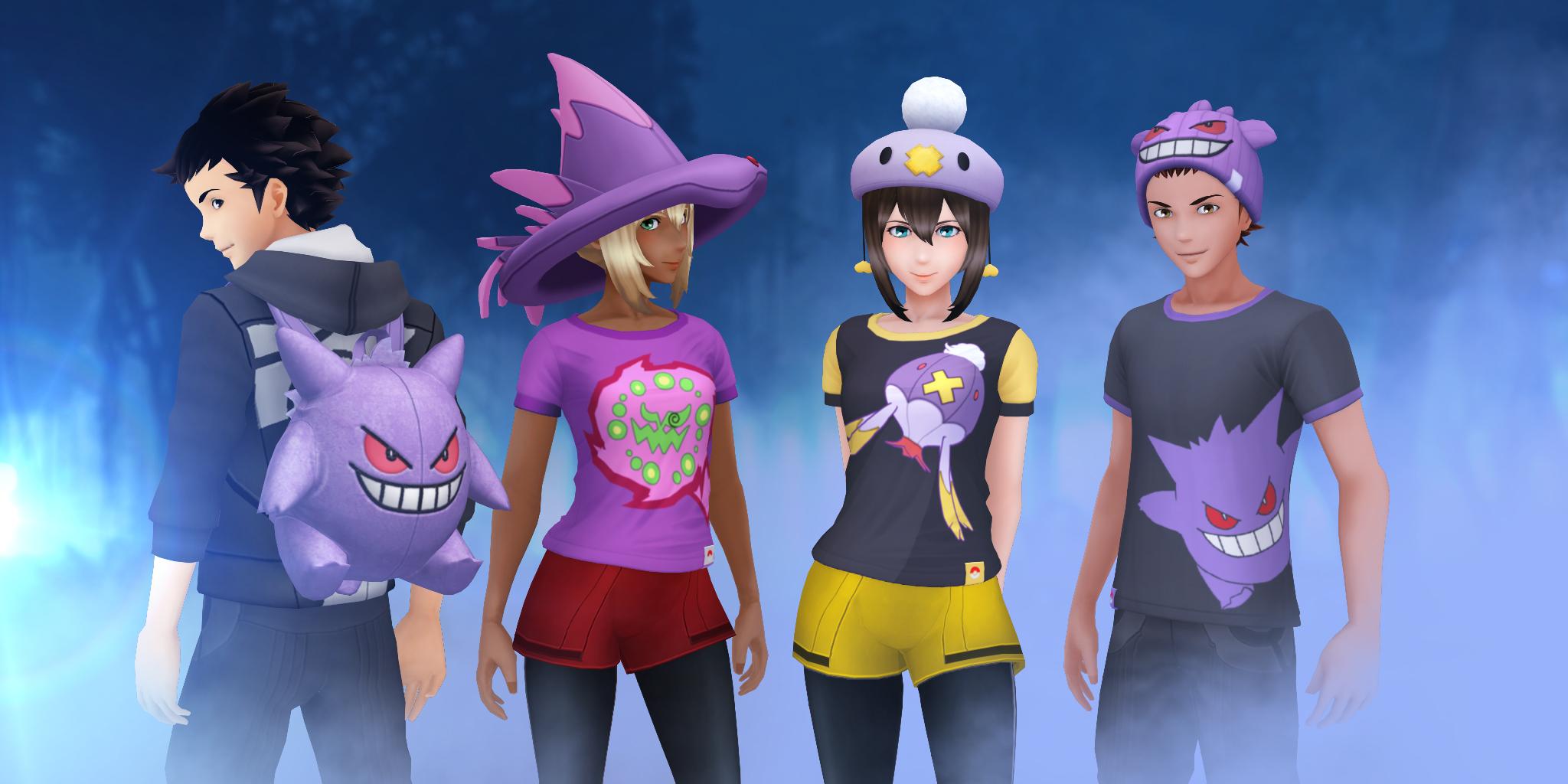 ট ইট র Pokemon Go Japan トレーナーの皆さん ゴーストタイプのポケモン をモチーフにした新しい着せ替えアイテムがスタイルショップに新登場です フワンテ の帽子や ゲンガー のリュックなど 仮装気分を味わえるアイテムを身につけて冒険に出かけま