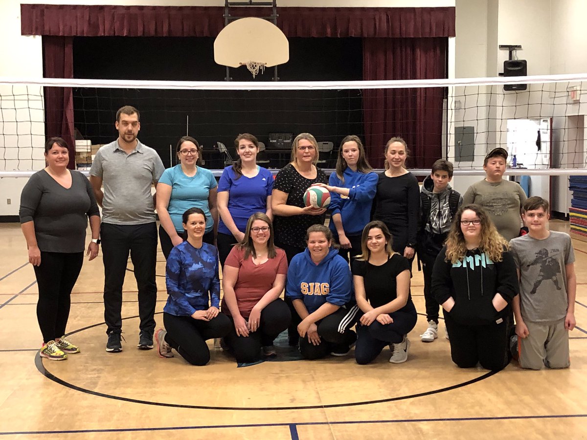 SJAG2's tweet photo. Staff versus Students volleyball! We had a great game @SJAG2 https://t.co/JXVs9cFytn