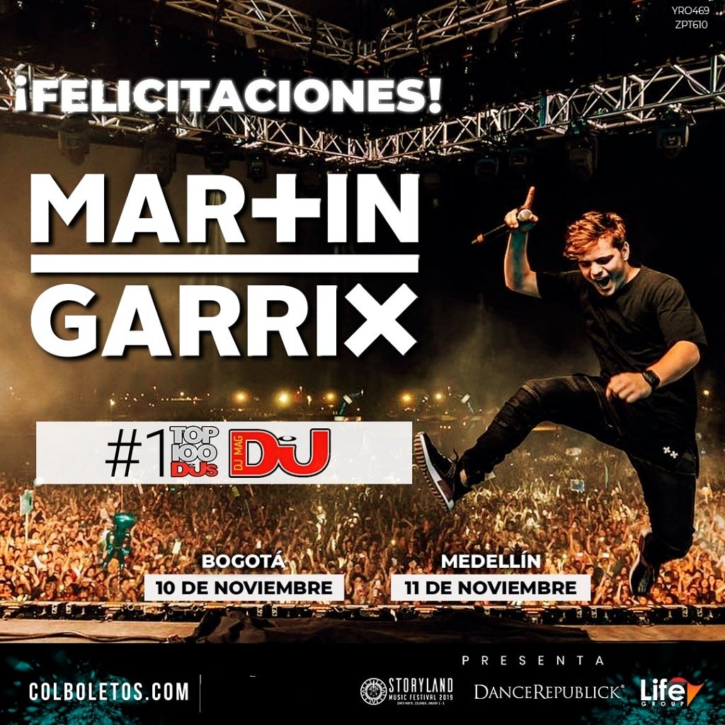 Colboletos's tweet photo. Felicitaciones @MartinGarrix Tercer año consecutivo como mejor Dj del mundo!!!! Nadie se puede perder esta experiencia. Bogotá y Medellín hacen parte de #ColombiaTour. Asegura tus boletos https://t.co/KYX6iTfwcK ·
·
#MartinGarrix
#GarrixWorld
#garrixers #garrixfamily #edm #music https://t.co/E6cDqOw8tn