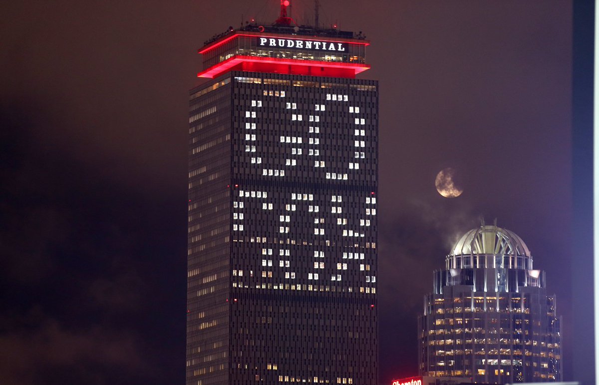 The Prudential Center is ready for Game 1.