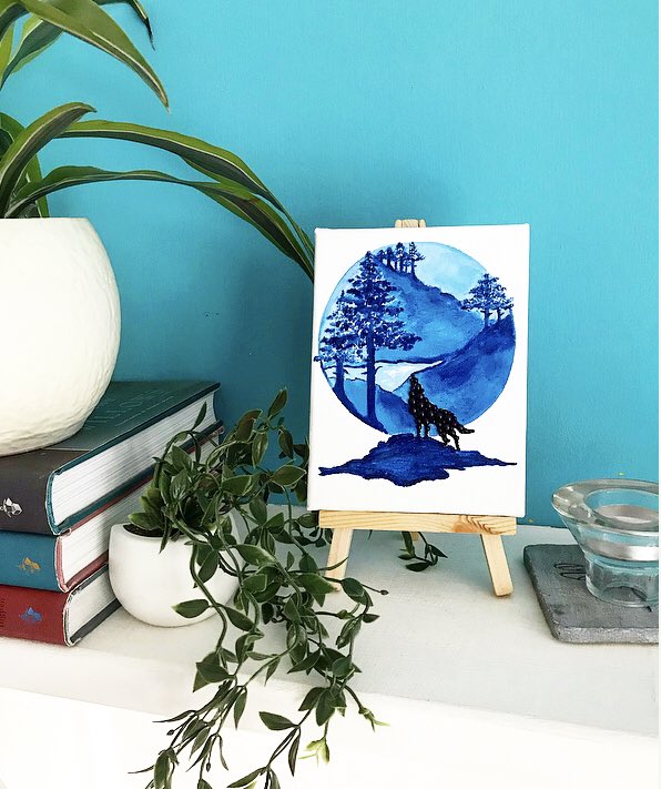 So it’s been a long time since I posted but I’m back and with sooo many new creations.#wolflove #WolfPack #ukart #emergingarist #artlove