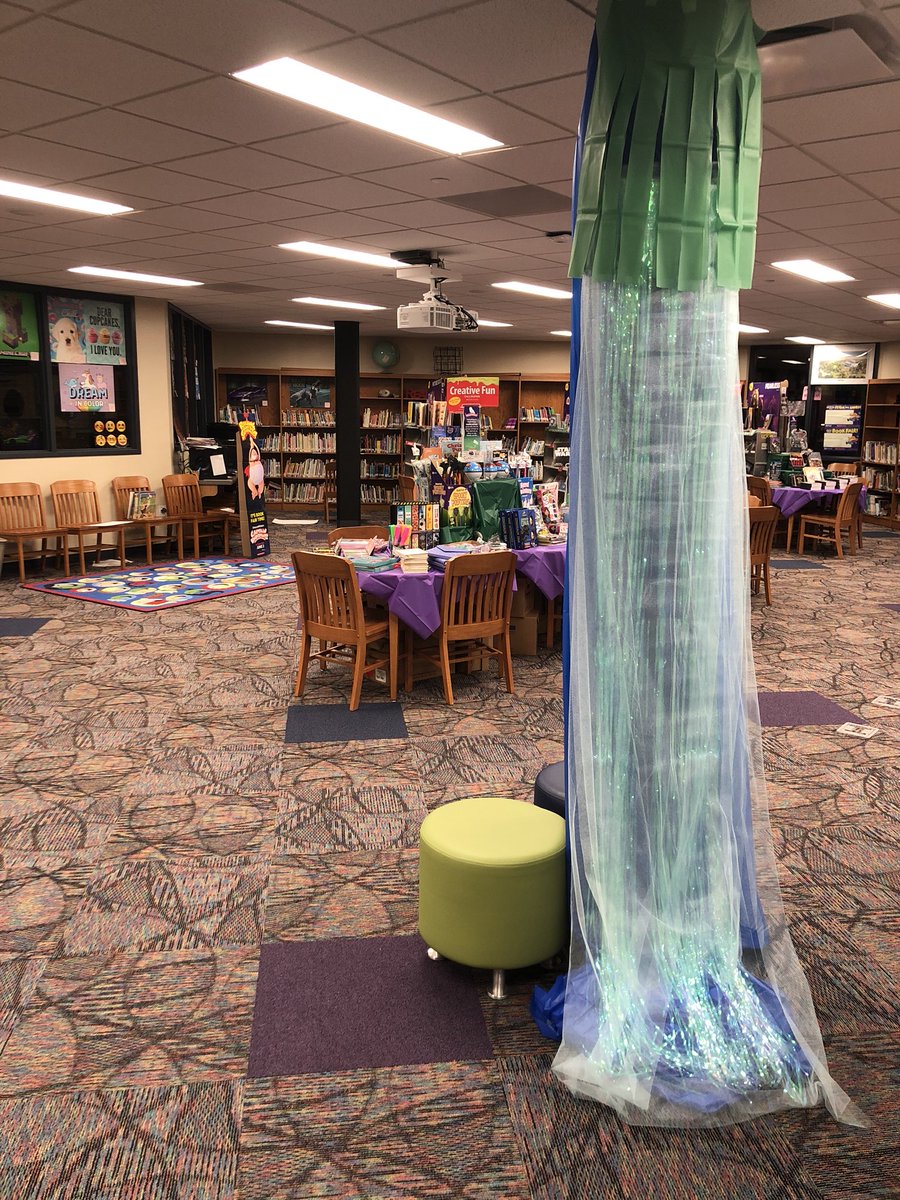 Emmeyer88's tweet image. So pumped for my first Book Fair! The library is ready to go!! @Scholastic