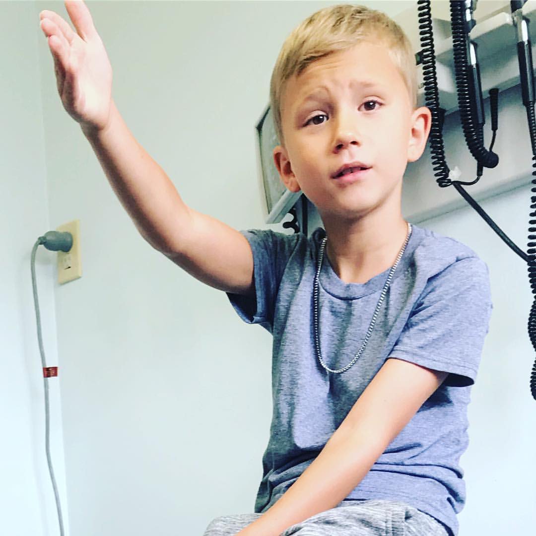 My mommy took me to the doctors office today after school