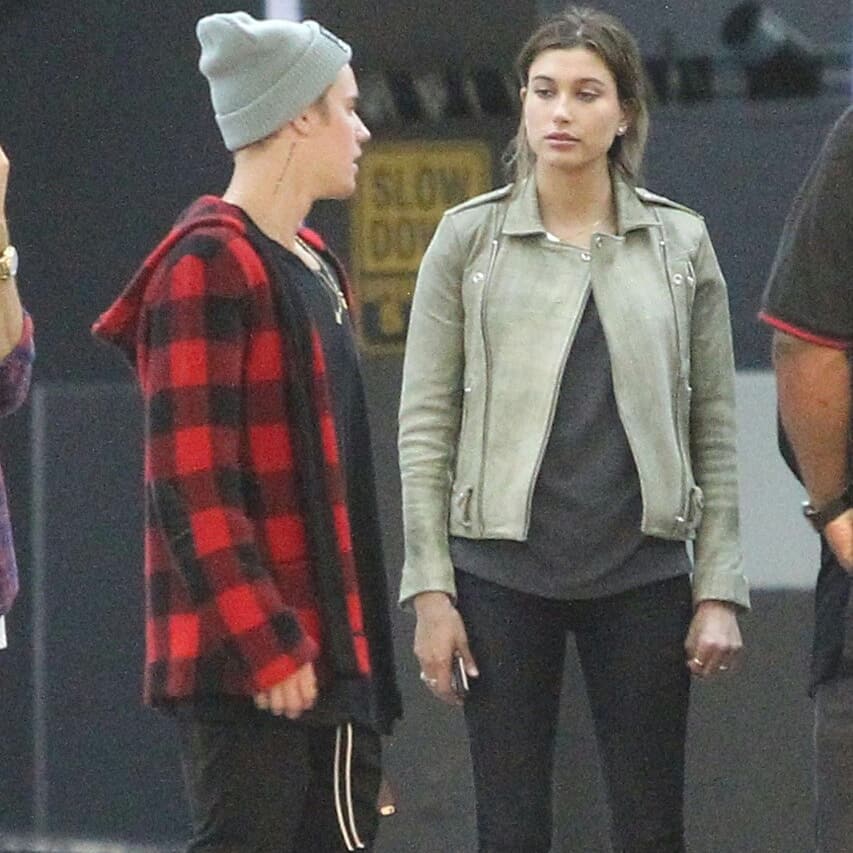 May 28, 2015. Hailey and Justin out in Los Angeles.