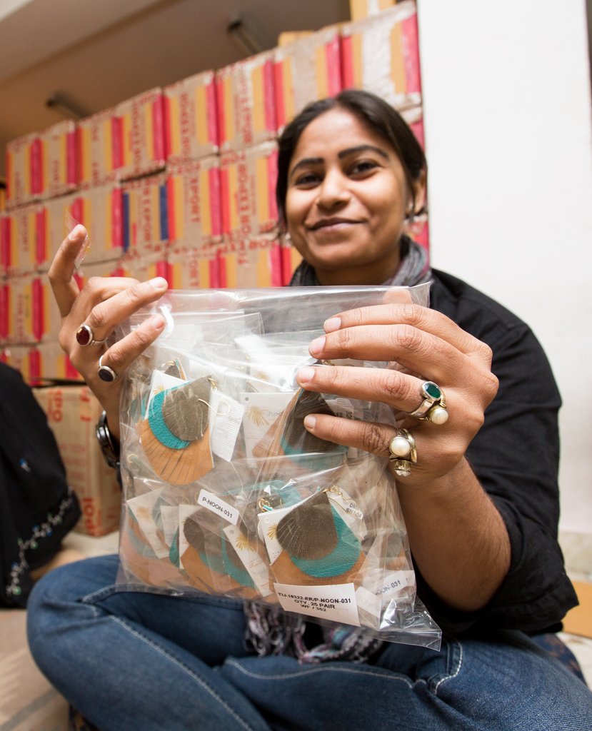 NoondayStyle's tweet image. During #FairTradeMonth, we're celebrating Artisans like Sofiya, who is rewriting her story and her country's story through the power of dignified, consistent wages. Read her story: bit.ly/2D1VNb1