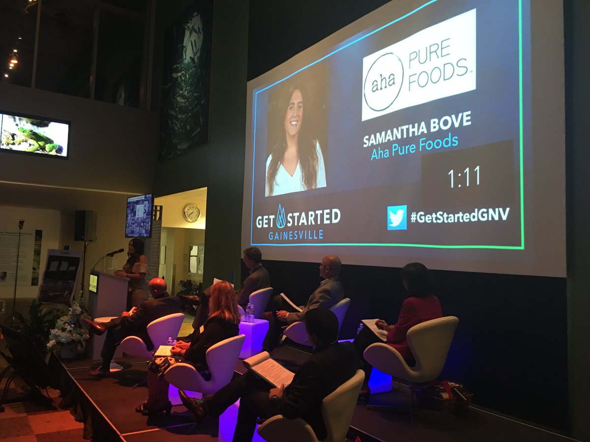 coxbusiness's tweet photo. It's in the hands pf our judges now. Who will win the $25,000 prize at tonights #GetStartedGNV event? https://t.co/oAIPoenzgv