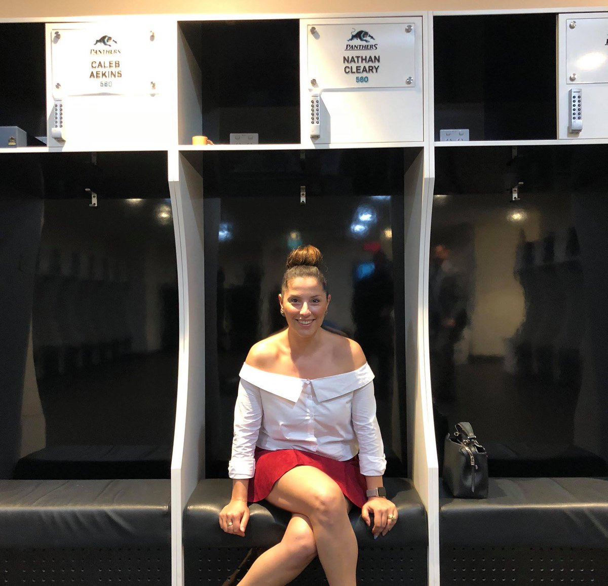 Belgrin_'s tweet photo. One day she's running a full service creative and digital agency, the next she's lining up for the @PenrithPanthers 😂🏉 https://t.co/DXgLSNxGBC