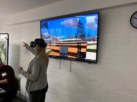 Oz_rb's tweet photo. So proud and excited working with @UrbisAustralia to use #VR to demonstrate the design outcomes and benefits of a new development. The client was fully engaged and loved the experience. I look forward to introducing more clients to the benefits of #VirtualReality! #cityshaper https://t.co/DuNrWAeo9B