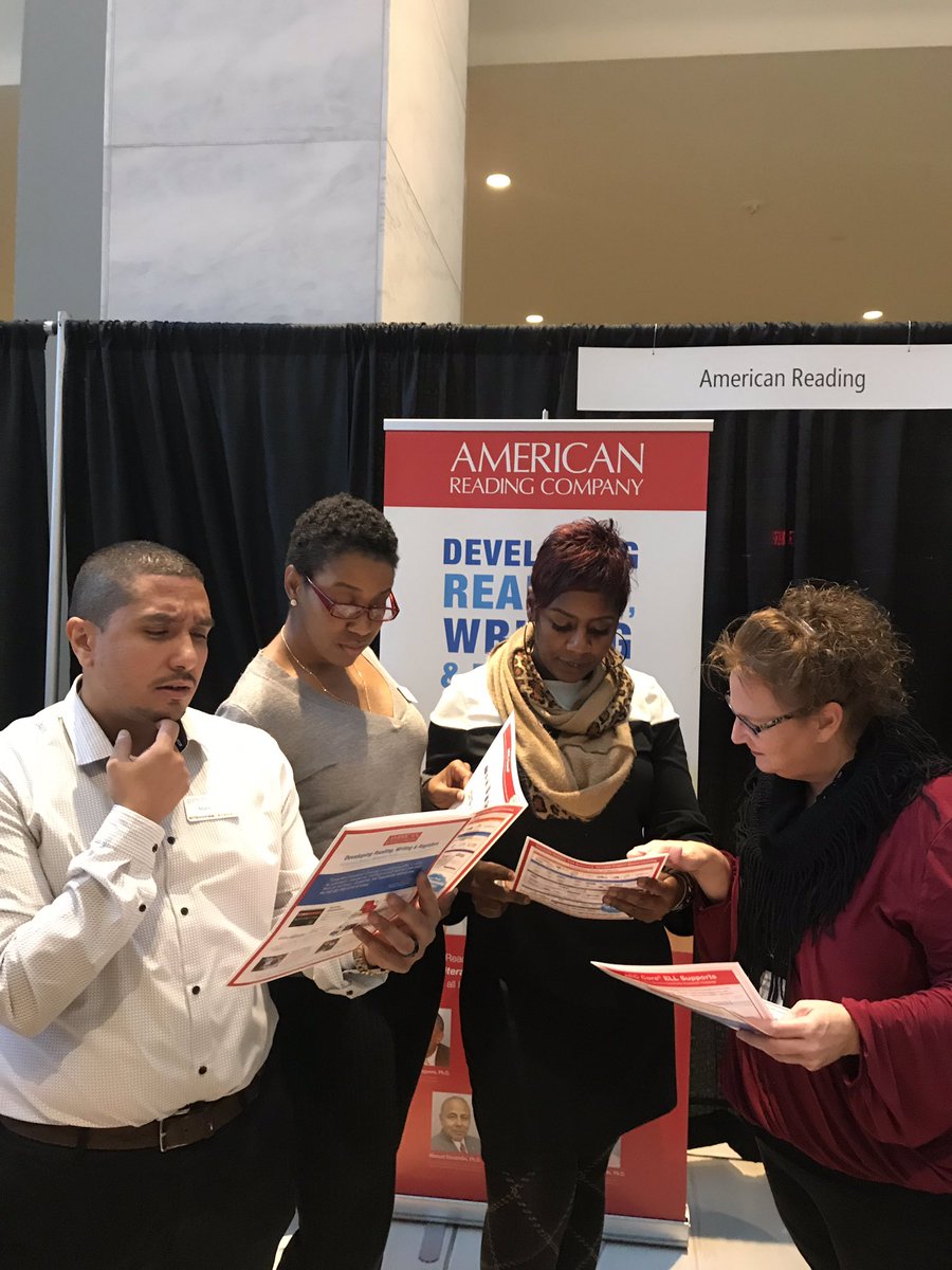 Come see <a href="/AmericanReading/">American Reading</a> at booth 116 at the #WIDA2018 Conference in Detroit COBO Center!!! Session on Thursday at 9:30am Room 142B Developing Reading Writing and Registers #ARCCore for #ELLs