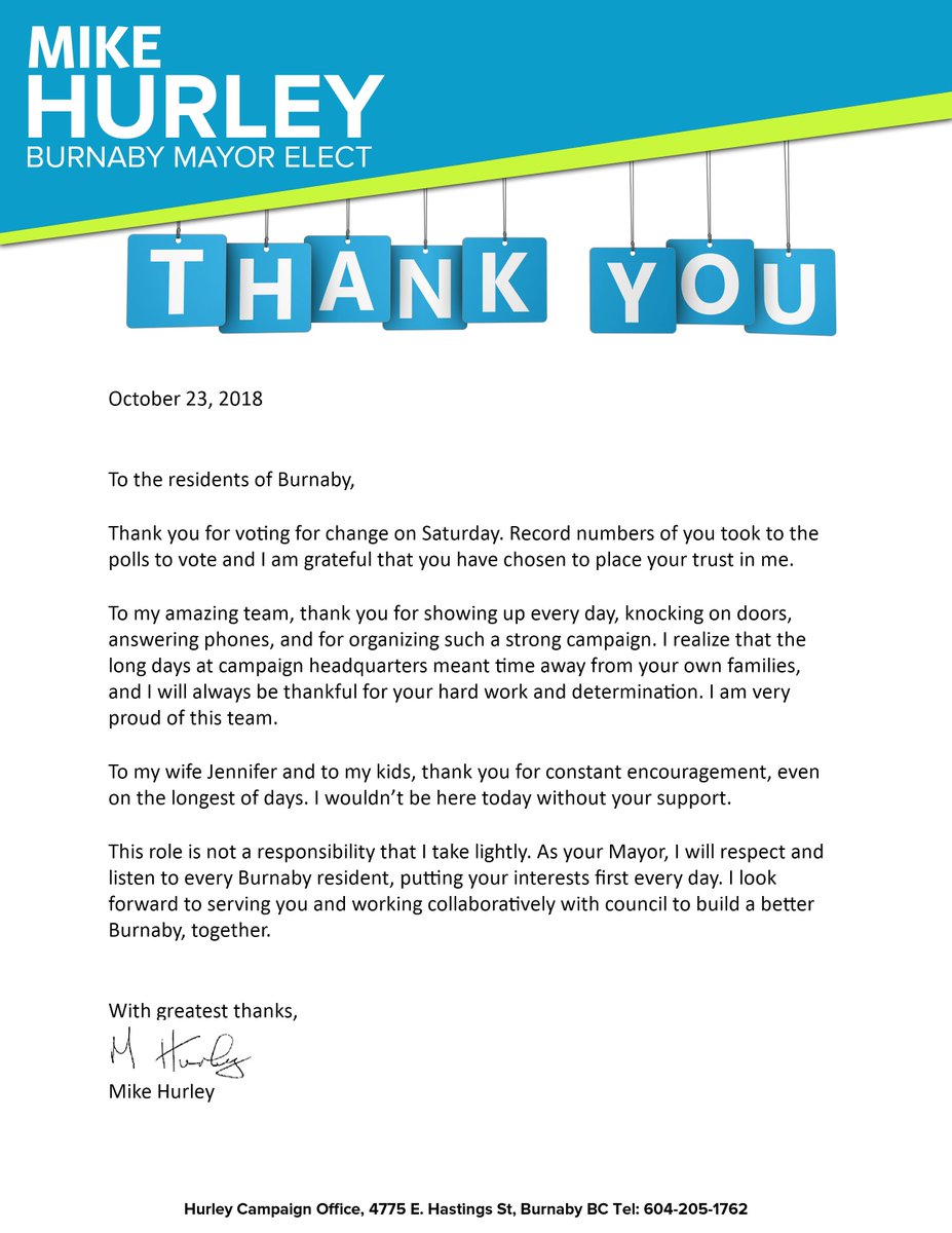 Thank you.  #Burnaby
