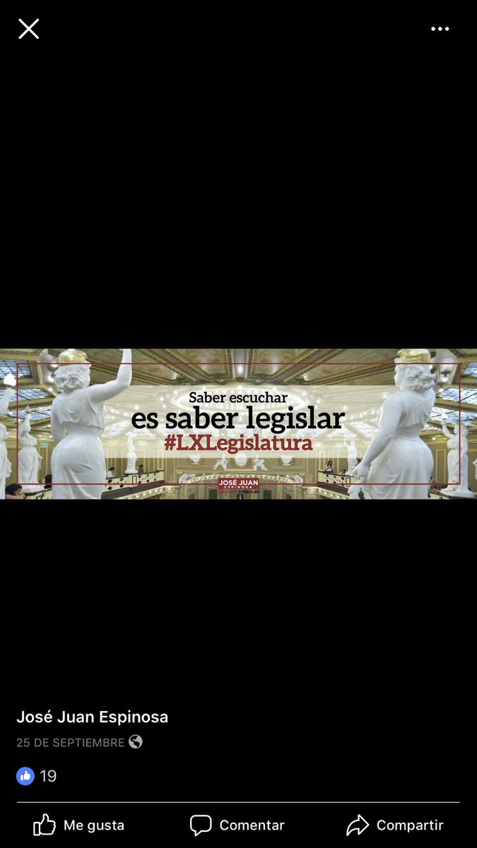 PabloDeRivas's tweet photo. Pues con la novedad que el Diputado José Juan Espinosa me acaba de bloquear. Así es, el mismo José Juan que tiene de lema que saber escuchar es saber legislar.

#VamosBien https://t.co/l4MoizWWu6