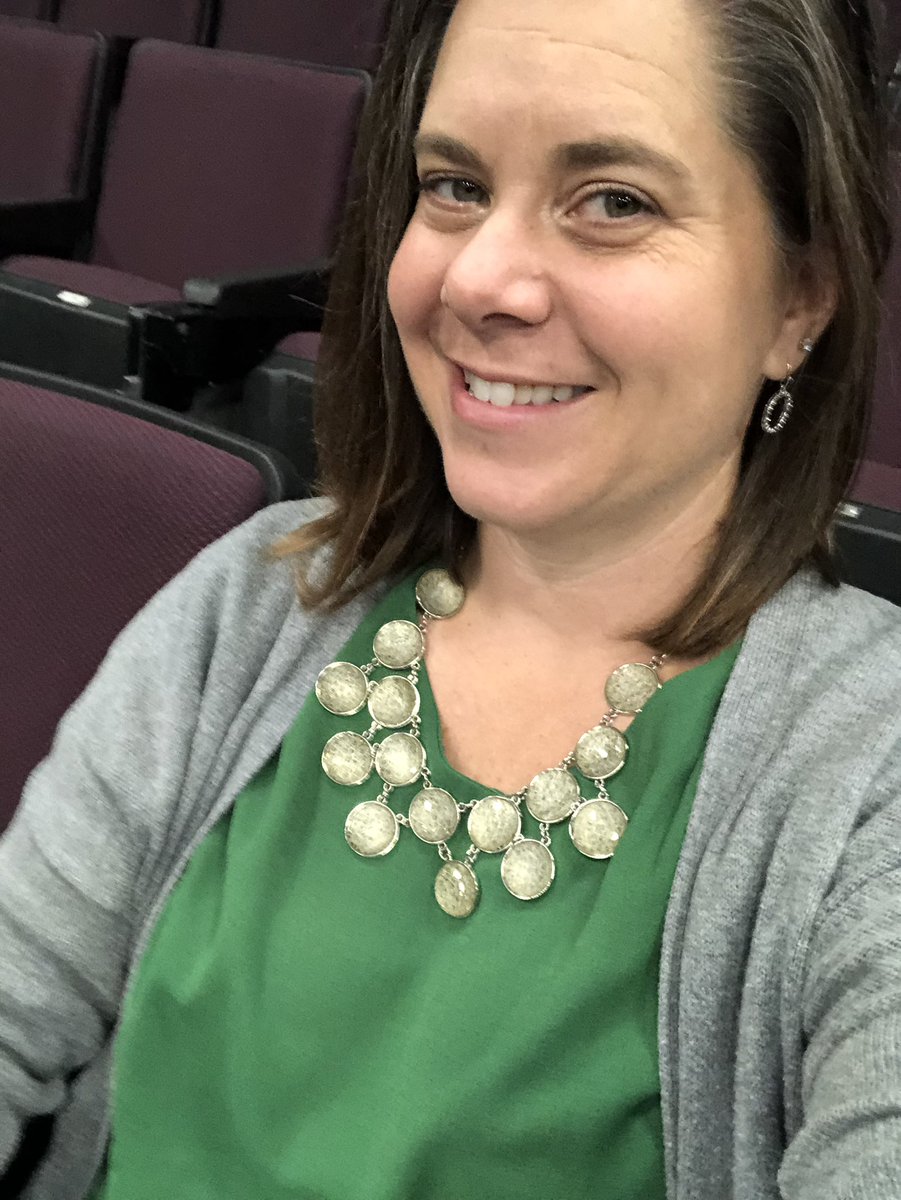 Wearing my green today at the <a href="/BCPScounseling/">BCPSSchoolCounseling</a> curriculum update meeting. #BCPSBeKind2018