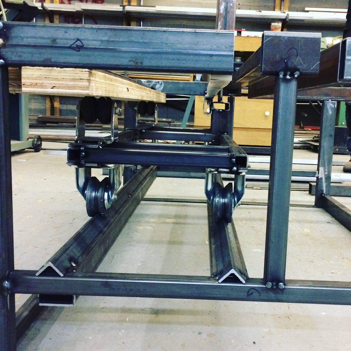 One show closes another one has already begun... prototype work for the set of 7 Stories, our next show coming up in December!