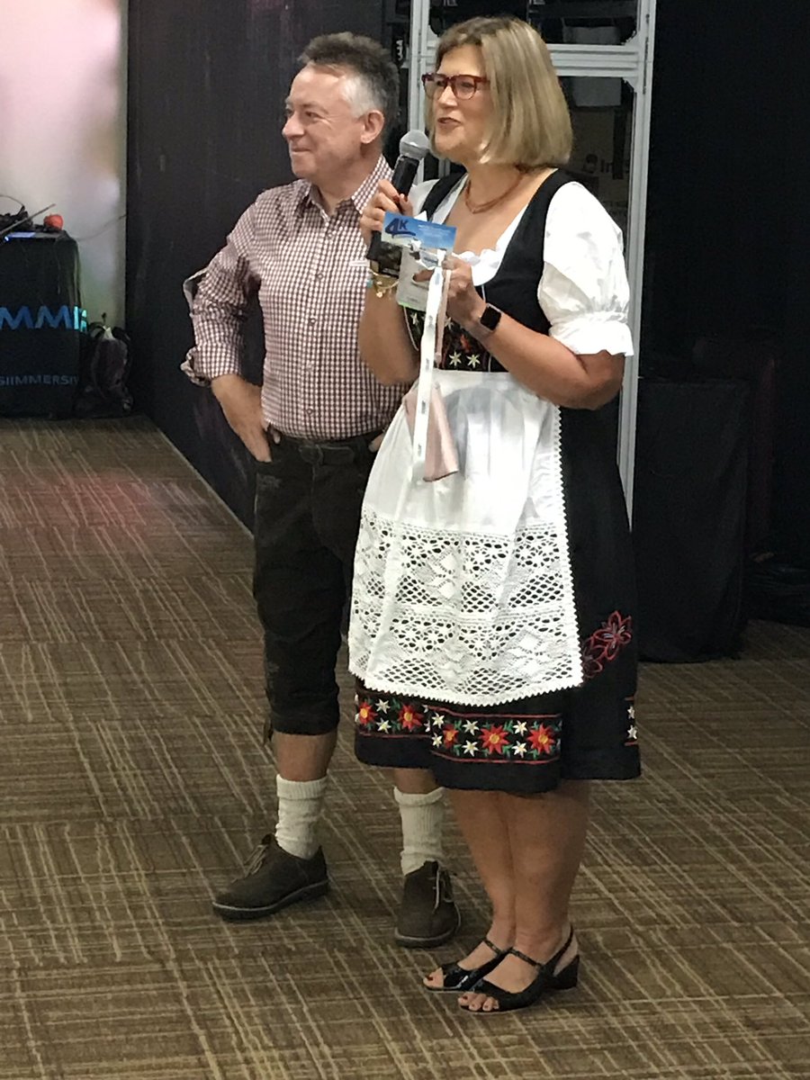 #smpte2018 goes German! Incoming EVP Hans Hoffmann and exec director Barbara Lange start the Oktoberfest <a href="/smpteconnect/">SMPTE ®</a>