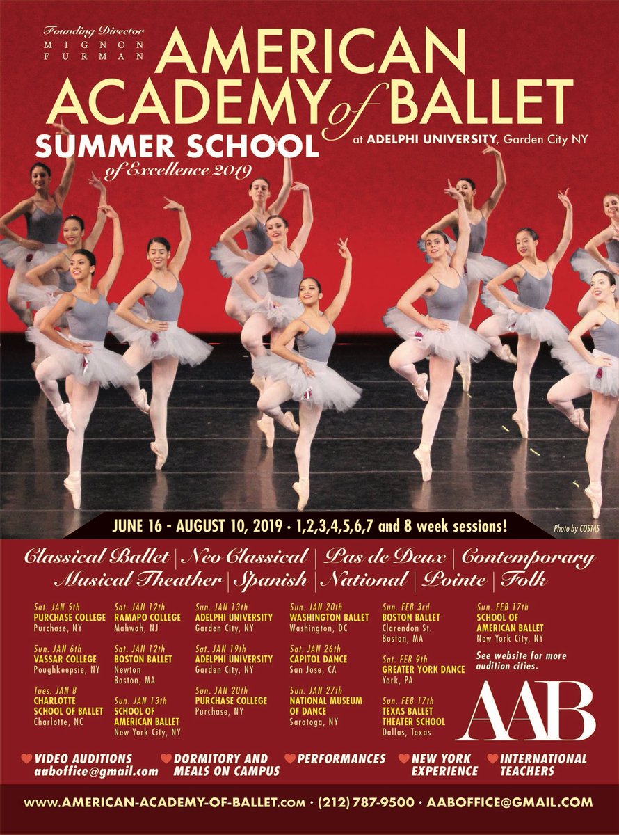 Aab Ballet On Twitter Aab Summer School 2019 8 Weeks