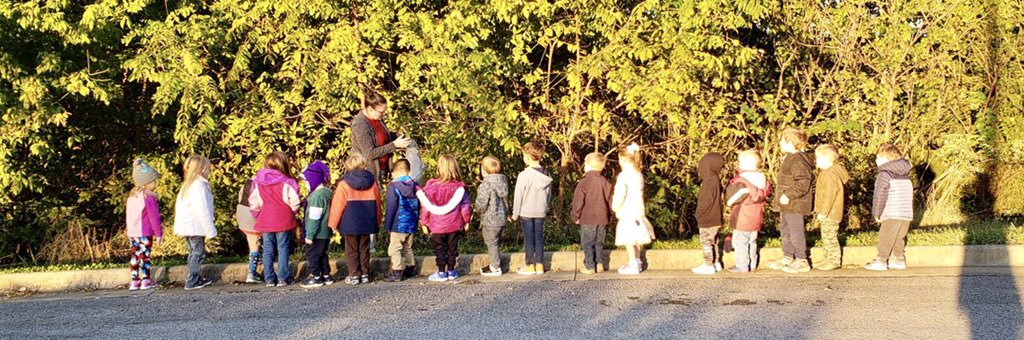 CarlenaSheeran's tweet photo. The preschool students in @HCSJArnold classroom @RineyvilleE read We're Going on a Leaf Hunt. 🍁They discussed different kinds of leaves. 🍂They went on a leaf hunt to find leaves. 🚶🏼‍♂️Each child took home a copy of the book to help build their home libraries. 🧡 #HCSPreschool https://t.co/BJg7SeWAoG