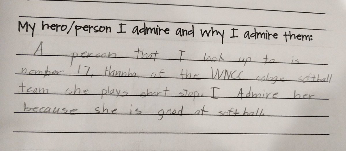 WNCCsoftball's tweet image. Someone is always watching. #SomeoneToLookUpTo #TogetherWEGo #ModelTheWay