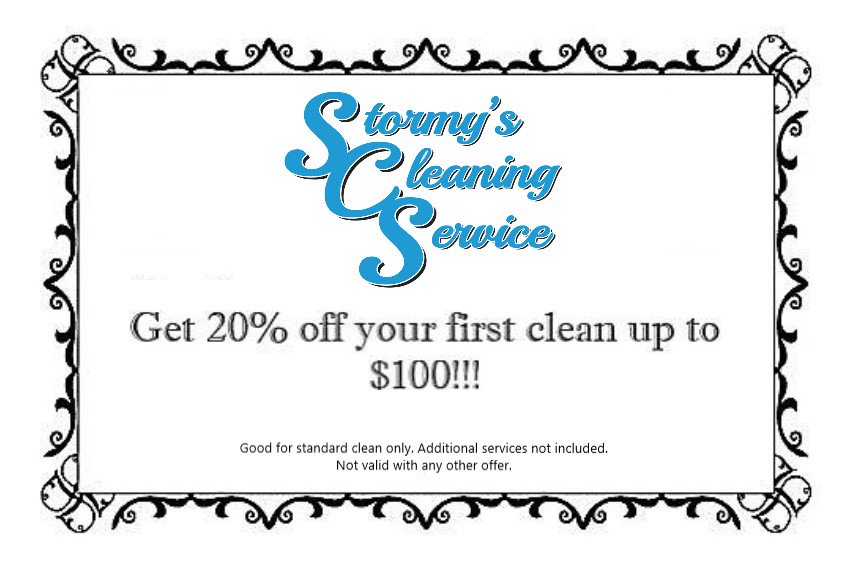 StormysCS's tweet image. Take advantage of our New Customer Promotion! 
StormysCleaningService.com 
#CleanHome #CleaningService #ResidentialCleaning #HomeCleaning #GreenBay #HouseCleaning #Cleaning #Titletown #NewCustomer #Promotion