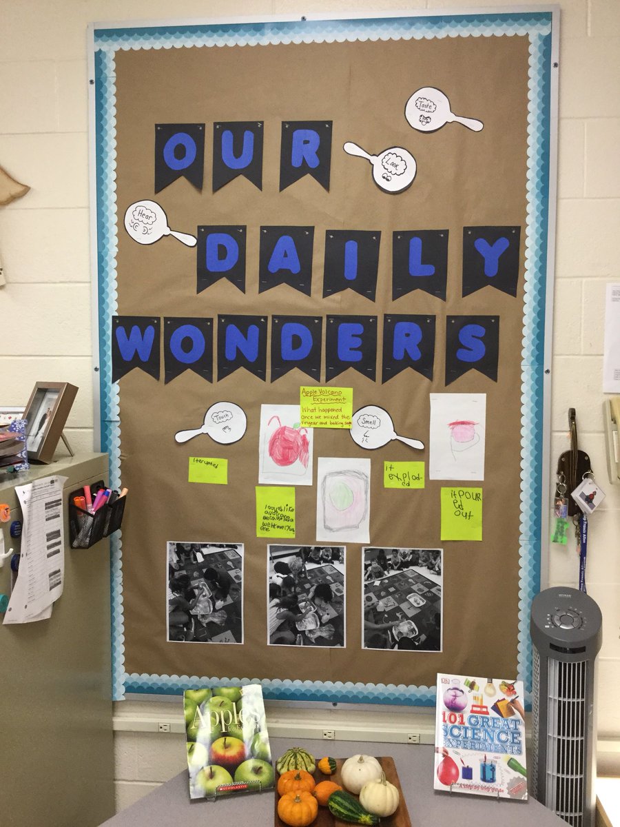 MacellaioFDK3's tweet photo. Our Daily Wonder Wall 🔎💡 Students writing & drawing about the results to our Apple Volcano Experiment 😊🌋🍎 #FDKscience #FDKliteracy @DPCDSB_BFA https://t.co/sLdmnsq0CV