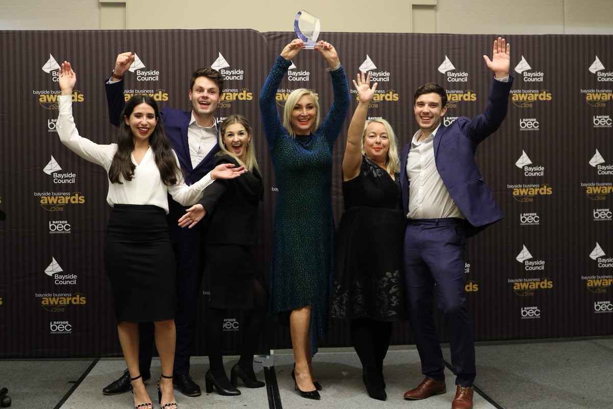 taniakapell's tweet photo. Hands up if you're a winner! Proud to have won - Professional Services - #BaysideBusinessAwards2018 @BaysideNSW @BotanyBayBEC #RecruitmentEdge20 #RecruitmentEdge #bba2018 #baysideNSW https://t.co/fclmcDuE0G