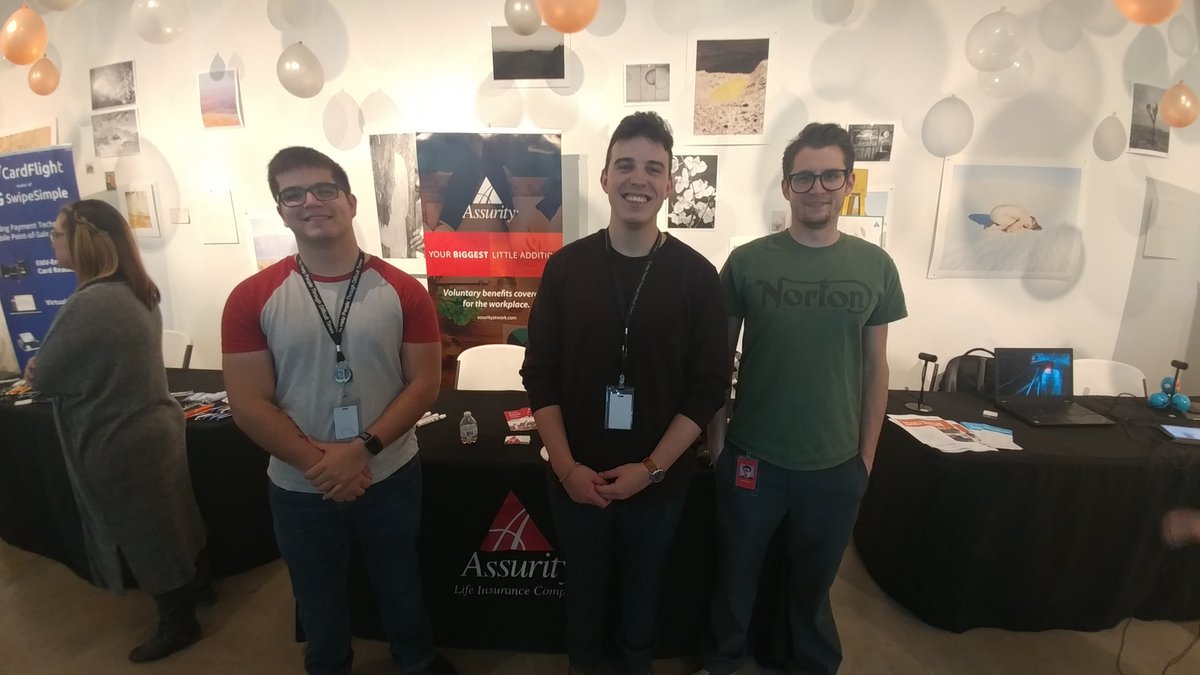 Check out these top notch software developers hosting the <a href="/Assurity/">Assurity</a> table at #StartupLNK week tonight. If you were interested to hear about innovative #InsureTech, I hope you had a chance to visit with them. @marco_aldana25 <a href="/Mikeyfaber/">fabes 🐀</a>