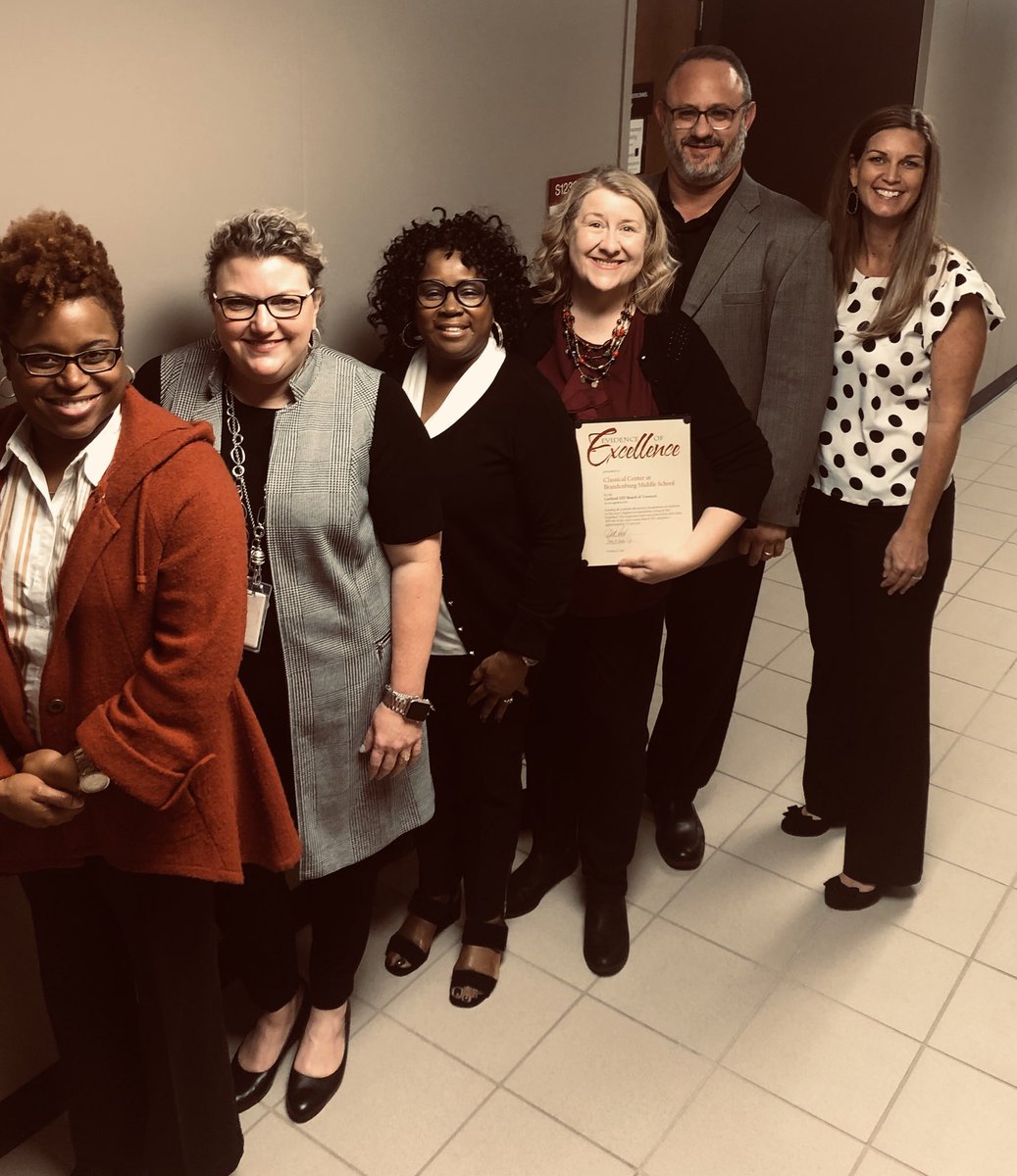 Guess who was honored with an Award of Excellence at the GISD School Board meeting for earning all seven TEA Distinction Designations? Way to go, Braves!⭐️⭐️⭐️⭐️⭐️⭐️⭐️