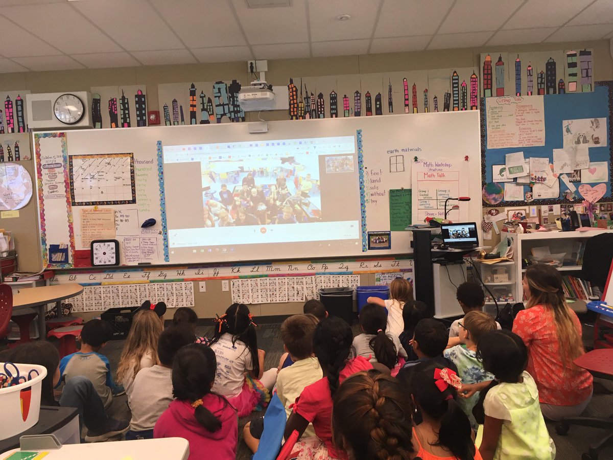 SaOy42's tweet image. Last week we video-chatted with a first grade class from New Jersey! Thank you @EmpaticoOrg for bringing us together! Looking forward to seeing them again soon! #EdTech4Good #SparkEmpathy