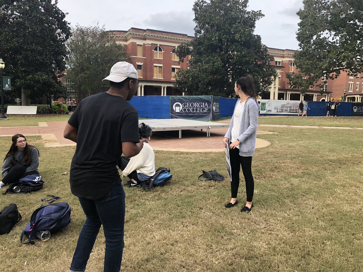 Bobcats4Abrams's tweet photo. Bobcats 4 Abrams filmed their get out the vote teaser video for Stacey Abrams today! #WinWinWinWinWin https://t.co/ClXzsRGec9