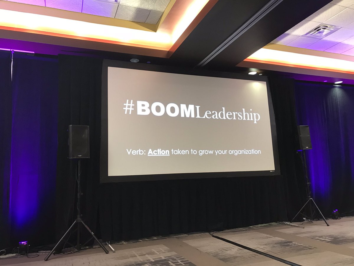 DrSueHomes's tweet photo. Thank you @TWebb29028 for a tremendous closing IGNITE talk today! Energy and passion to lead us out! @ilprincipals @MrKnappD70 #IPAFC18  #BOOMLeadership https://t.co/jmNLZtHqZd