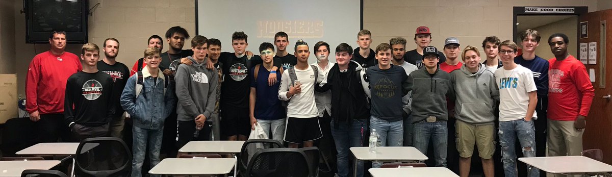 Enjoyed “Preseason Movie Night” with these young men. So excited for the upcoming season. #Hoosiers #Family #thehillhoops