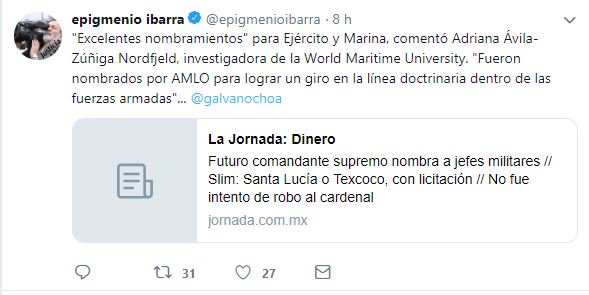HRS4NTOS's tweet image. Mientras #FuerzasArmadasdeMexico realizan #PLANDNIIIE en  #Sinalo #Oaxaca #Veracruz #Colima por el #Huracan  &quot;WILLI&quot; pues el señor de las &quot;NARCOS SERIES&quot; Epigmenio Ibarra se tomo el tiempo para No señalar a los Soldados de ¡ASESINOS! @RicardoAlemanMx @sinaloagobmx @SCJN