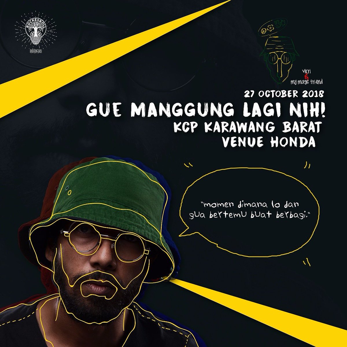 Buat dulur-dulur ku di Karawang dan sekitarnya, siap kah kalian buat BERDANSKA bareng Vikri &amp; My Magic Friend 27 oktober nanti?
sampai ketemu disana duluuuuur !!