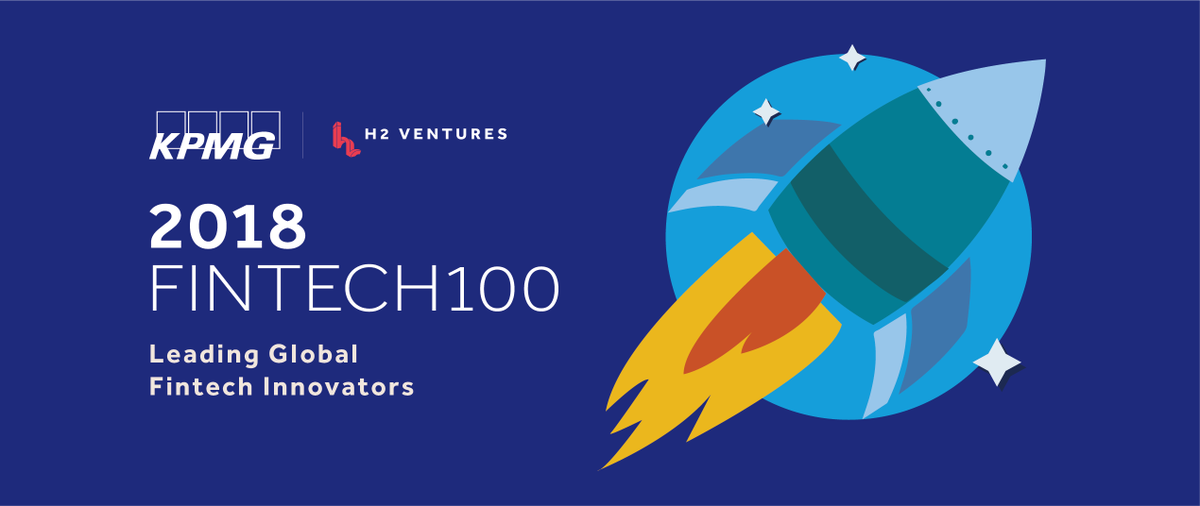 ben_heap's tweet image. We are excited to announce the release of the 2018 @H2_Ventures and @KPMG #Fintech100. This year the list features #fintech companies from 36 countries around the world. Find out which companies made the list: h2.vc/f100