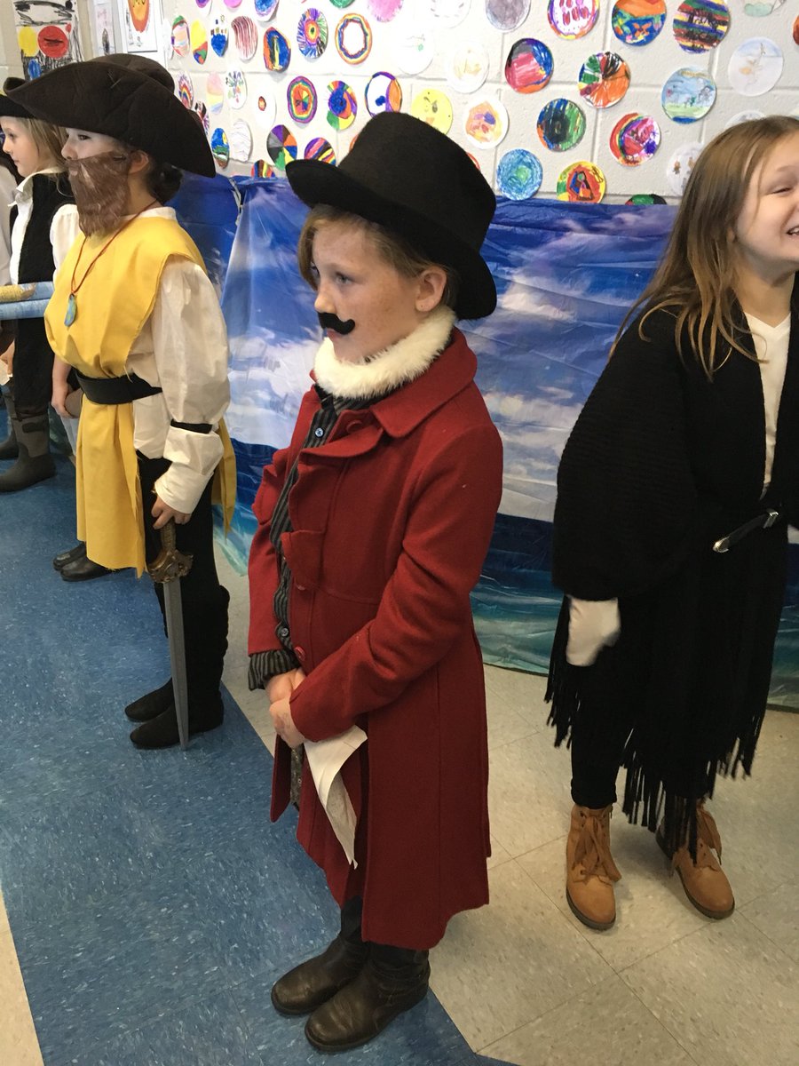 hfrazier901's tweet photo. Had a great time participating in the Explorer Wax Museum. https://t.co/smr61VWSni