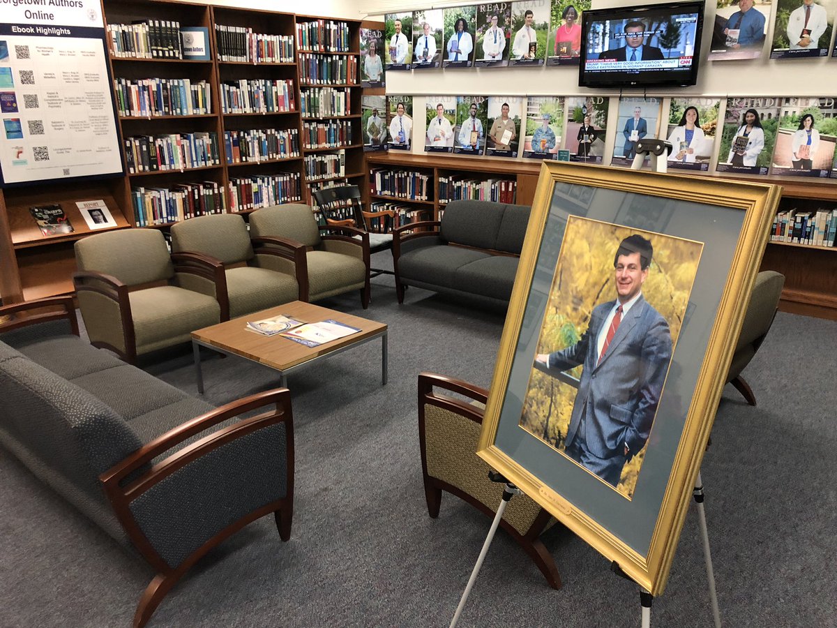 ToErrIsHumanDoc's tweet image. Today we shared #ToErrIsHumanDoc at @GUMedicine where the film’s dedicatee, John Eisenberg, was once Chair of Medicine. The library on campus has a collection in his name where each year 20 hand-picked students and 10 faculty contribute any book of their choice. Very special day.