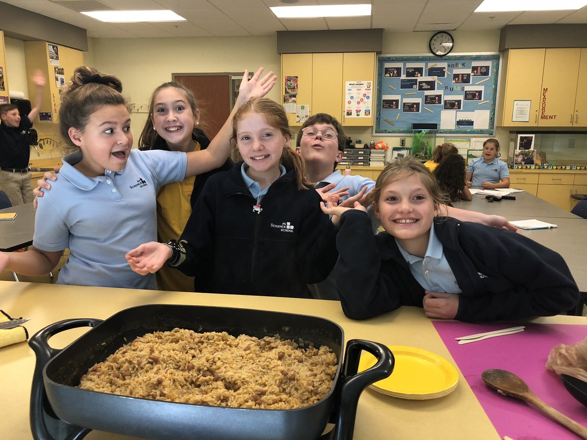 Schenck6th's tweet photo. Caribbean Cooking with Mrs. Nelson @SchenckSchool https://t.co/JnnftRAHi5