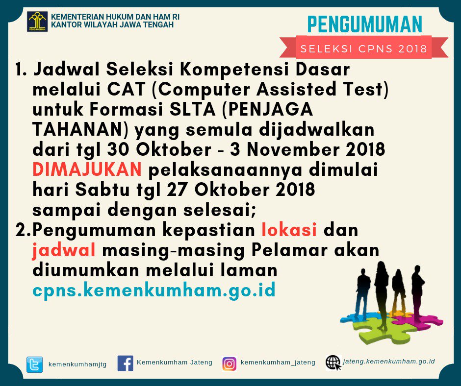 Jadwal Lokasi Verifikasi Dokumen Berkas Asli Cpns Kemenkumham 2018 Formasi Penjaga Tahanan Pengukuran Tinggi Badan Tipssehatcantik Com