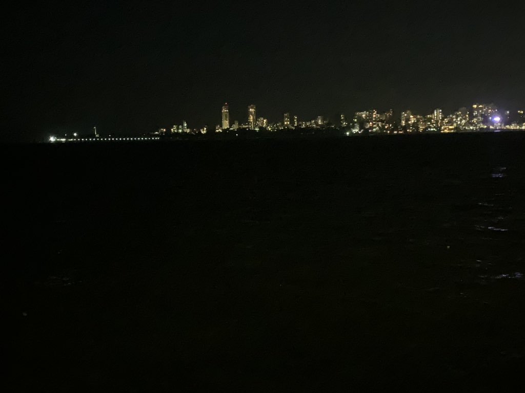 FelstedMagic's tweet photo. Mumbai skyline after dark across the bay. #felstedinmumbai https://t.co/CufC1gOkjN