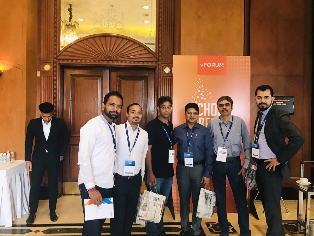 imPranayk's tweet image. #vForumIN

Its great day to knock vForum today in Delhi.
#Thank you @VMwareIN @VMware for organising such nice events.

Waiting for #Vmworld to be held someday in India.

@jain_amitk @The_SAhmed @wasseemkhaan #vExpertsIndia
