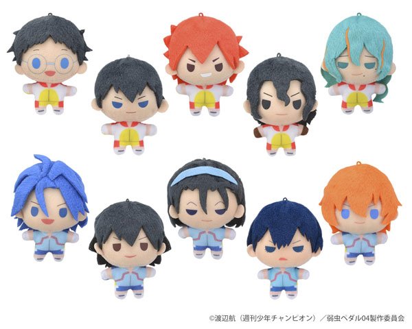 弱虫ペダルグッズ速報 ショ あみあみで予約開始 12 Off 弱虫ペダル Glory Line Design Produced By Sanrio ぷちぬいマスコット T Co Tyjpxjzpqg 手のひらサイズのマスコットぬいぐるみが登場