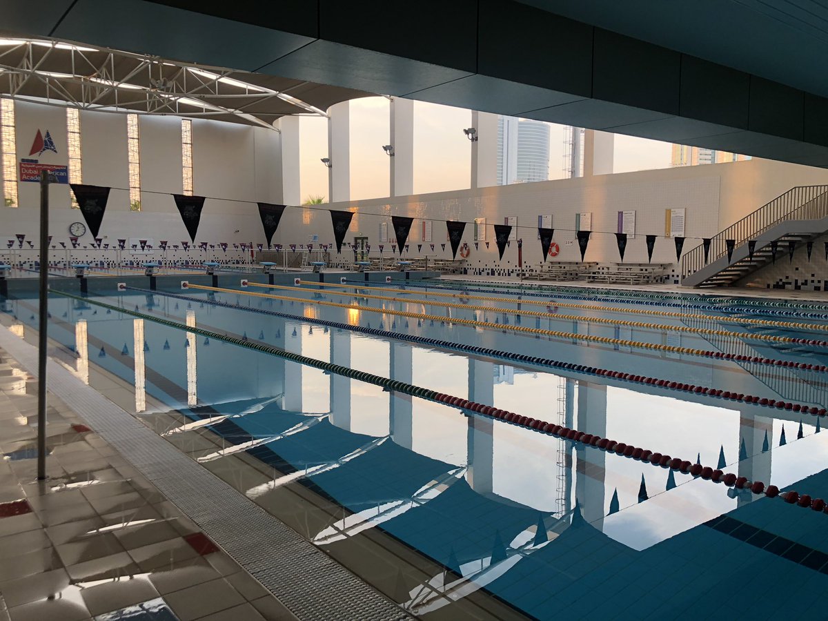 laurenangarola's tweet photo. The calm before the storm. #MESAC starts tomorrow &amp; @gems_daa is hosting 😱🙌🏼 #DAAbestyearever #LeopardSwim https://t.co/cA8ZjvpUWJ