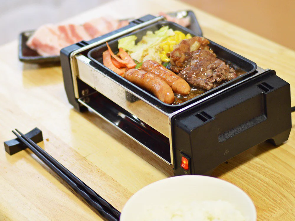 おひとり様用ｗｗｗお家で出来る『卓上ひとり焼き肉プレート』のようです！サイズ感がかわいいｗｗｗ